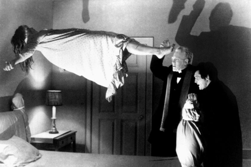 Scene from the 1973 classic film 'The Exorcist'