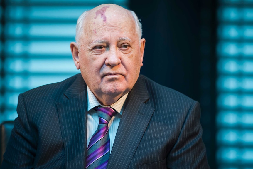 Former president of the Soviet Union Mikhail Gorbachev