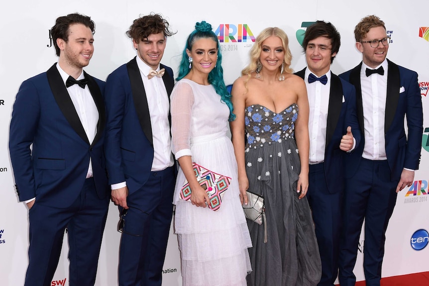 Sheppard at the 2014 ARIA Awards