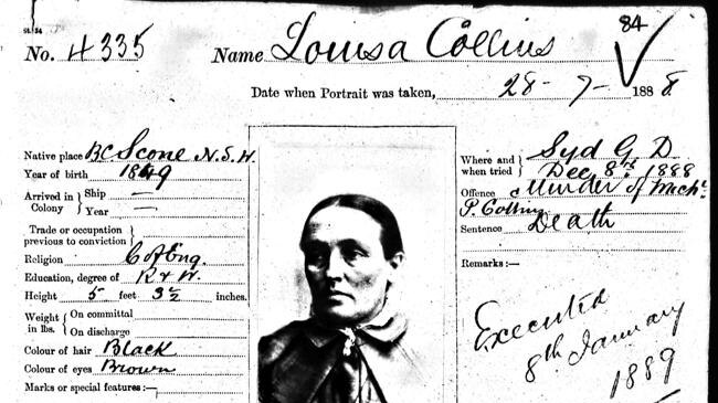 Louisa Collins execution document