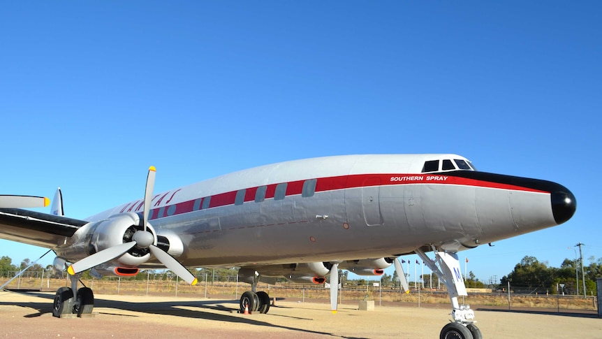 Restored Lockheed Super Constellation in Longreach