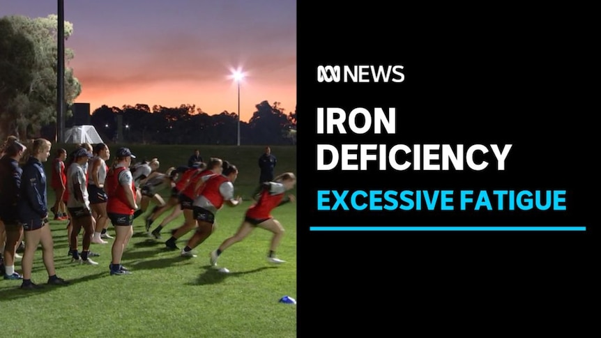Iron Deficiency, Excessive Fatigue: A group of women at sports practice.