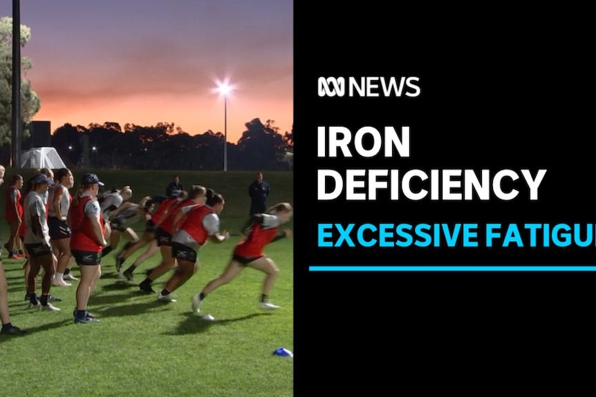 Iron Deficiency, Excessive Fatigue: A group of women at sports practice.