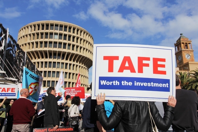 TAFE Hunter budget protest
