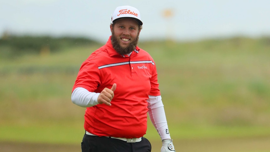Andrew Johnston gives the thumbs up