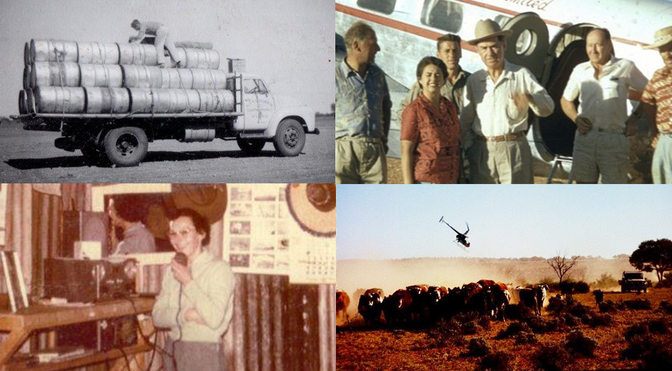 Life at Curtin Springs over the years, shown in photos from the Severin family's collection.