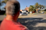 A man starring at a gaming venue in Melbourne's outer western suburbs.