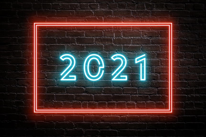 2021 neon sign