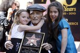 Actor Dennis Hopper gets his star