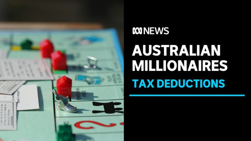 Australian Millionaires, Tax Deductions: A Monopoly board with red and green buildings and silver tokens.