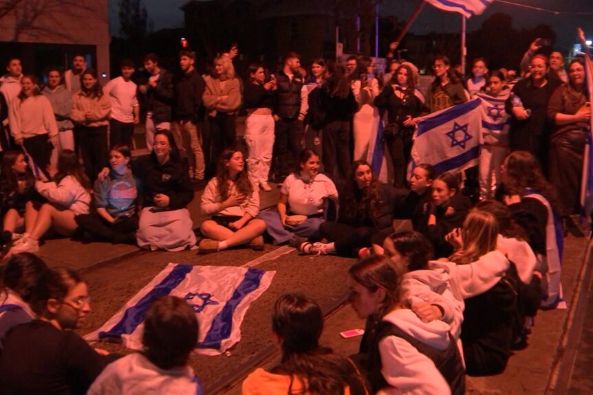 A pro-Israeli rally