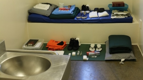 Cell in Camp 5 at Guantanamo Bay prison, Cuba.