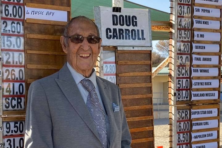 World's oldest bookmaker Doug Carroll