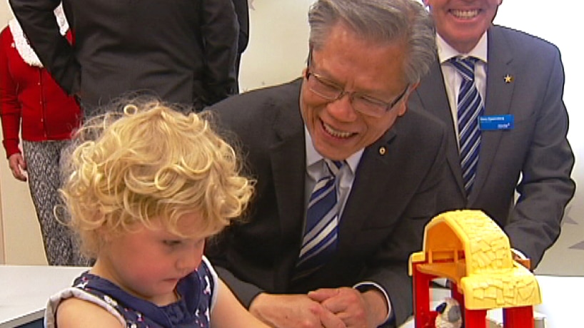 Governor of South Australia Hieu Van Le opened the new Novita Children's centre at Regency Park