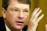 Lynton Crosby speaks at a Parliamentary committee in 2002.