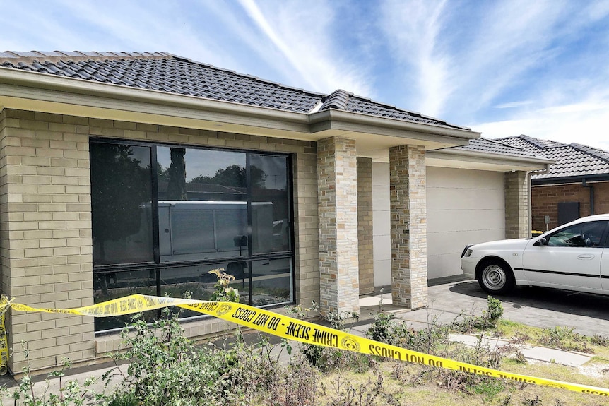 The outside of the house in Morphett Vale