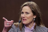 Supreme Court nominee Amy Coney Barrett testifies during the third day of her confirmation hearings