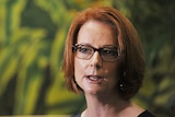 Julia Gillard speaks on the sidelines of the Bo'ao Forum