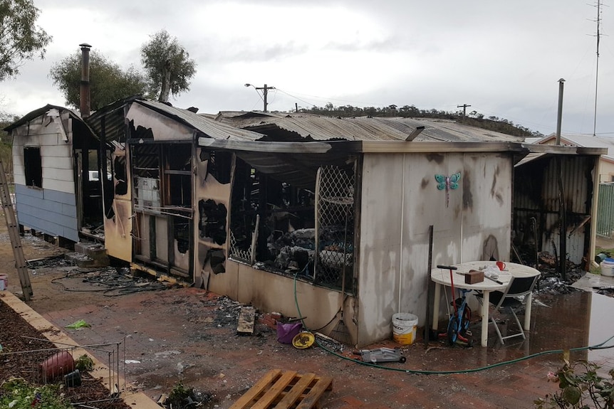 Nothing is left of Mick McCarthy's Mingenew home.