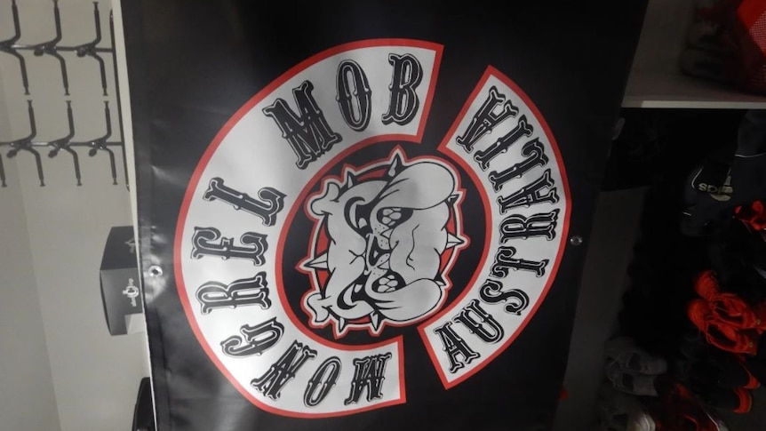 A bikie gang logo