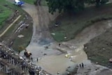 Aerials of devastated Lockyer Valley