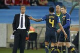 They're not at fault: Socceroos boss Pim Verbeek has accepted the blame for his side's 4-0 loss.