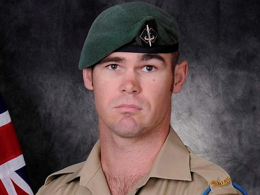 Corporal Cameron Stewart Baird in Special Forces uniform