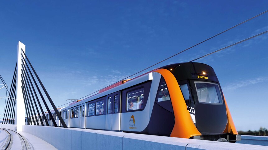 Planned Sydney Metro rail line