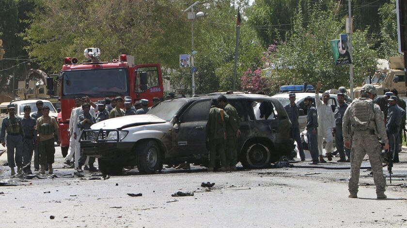 Two provincial officials were killed in the attack.