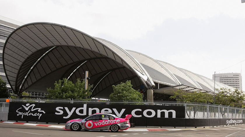 Whincup in Sydney 500 practice