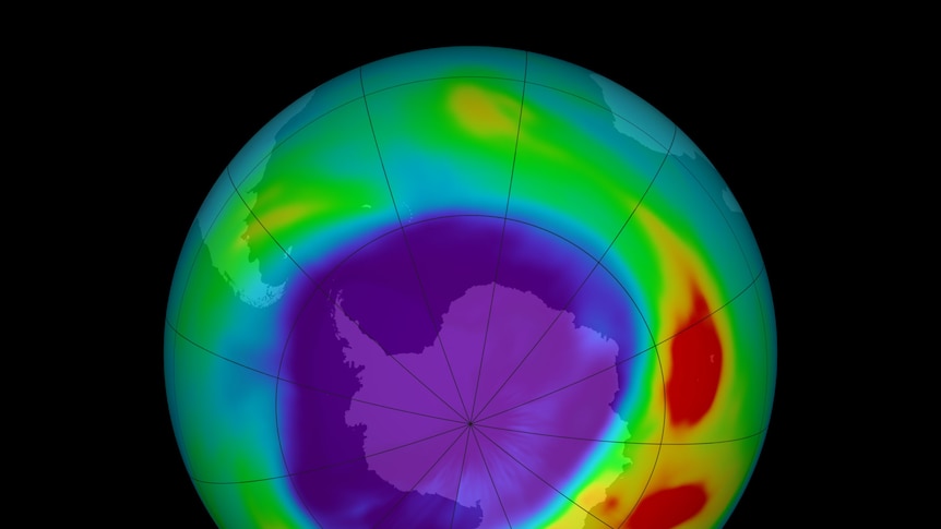 The ozone layer in the stratosphere is expected to be restored mid-century, but the ozone hole over the South Pole is likely to persist even longer.