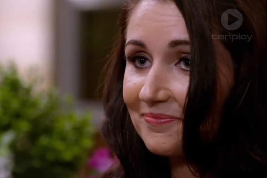Sandra Rato in a scene from the third season of The Bachelor.