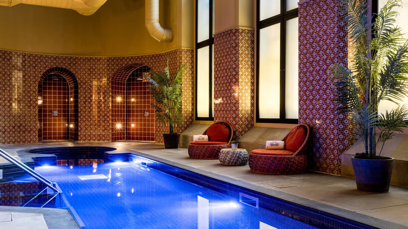 Guest facilities at the St Pancras Renaissance Hotel London.