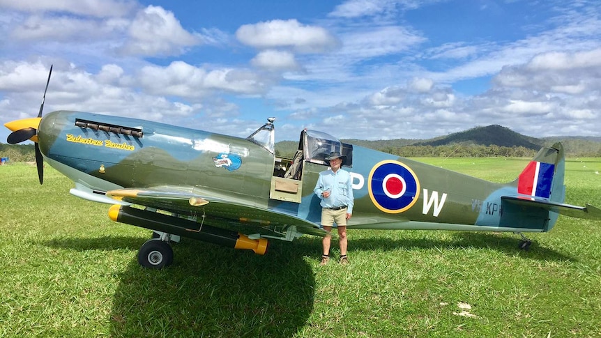 Replica Spitfire Pilot Soars With Success After Given Okay To Fly To Work 365 Days A Year Abc News