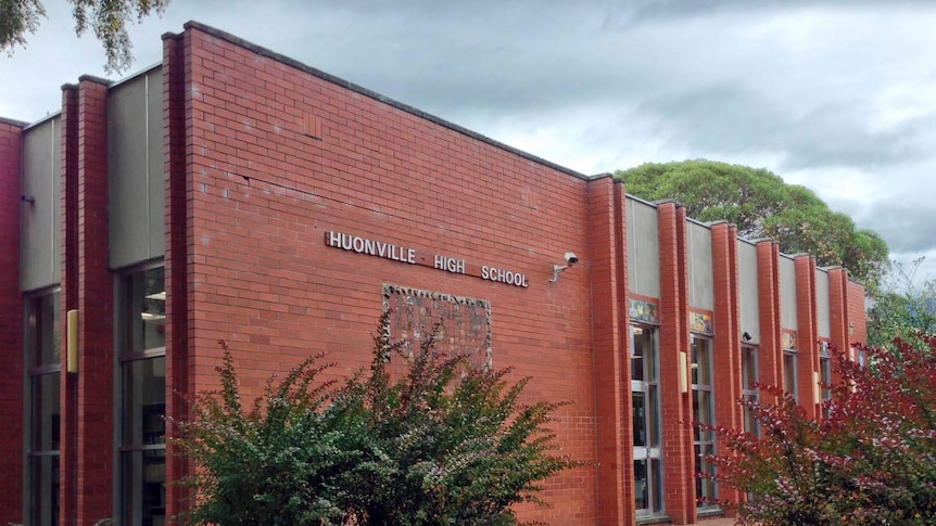 Huonville High School exterior, Tasmania.