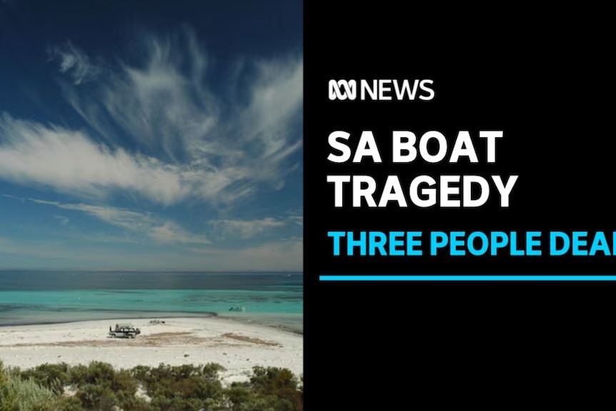 SA Boat Tragedy, Three People Dead: View of the ocean from a beach.
