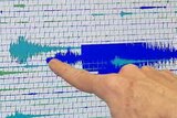 Seismic equipment shows the severity of the jolt in the mid-north of South Australia
