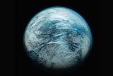 Illustration of what Earth may have looked like during a snowball Earth event