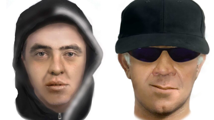 Identification images from Haberfield and Guildford sex attacks