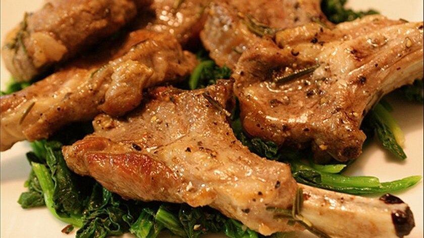 Fresh ginger and lemongrass marinated lamb chops - ABC Everyday