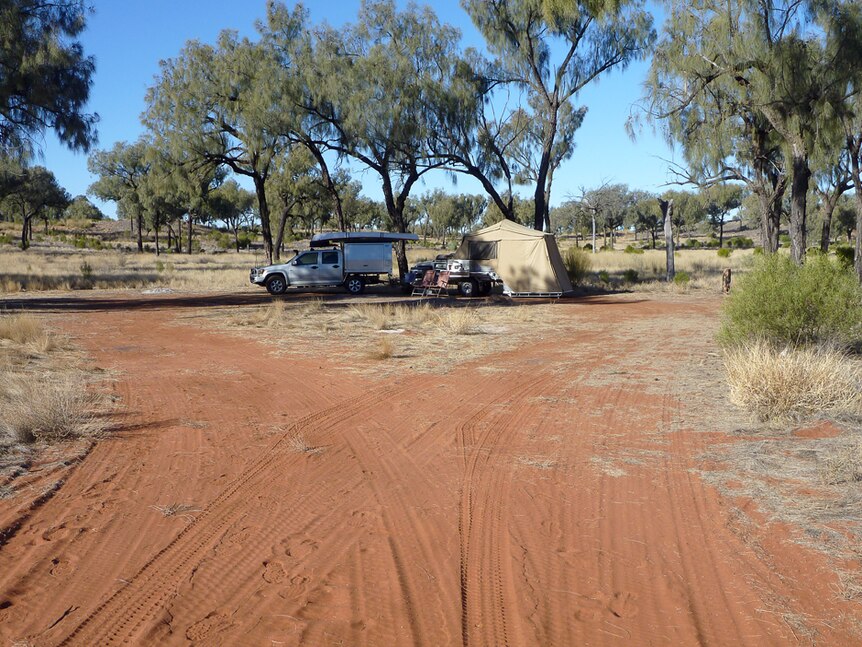 Salt Creek rest area, on Luritja Road, Central Australia