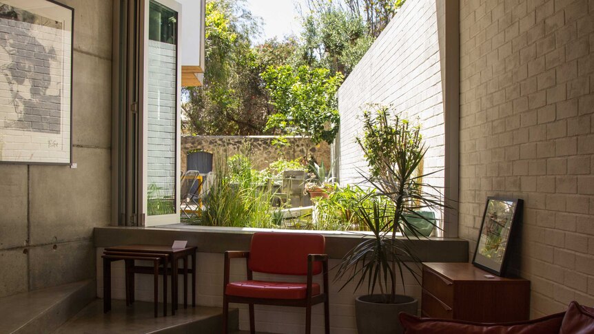 The Silver Street house is open to the outdoors.