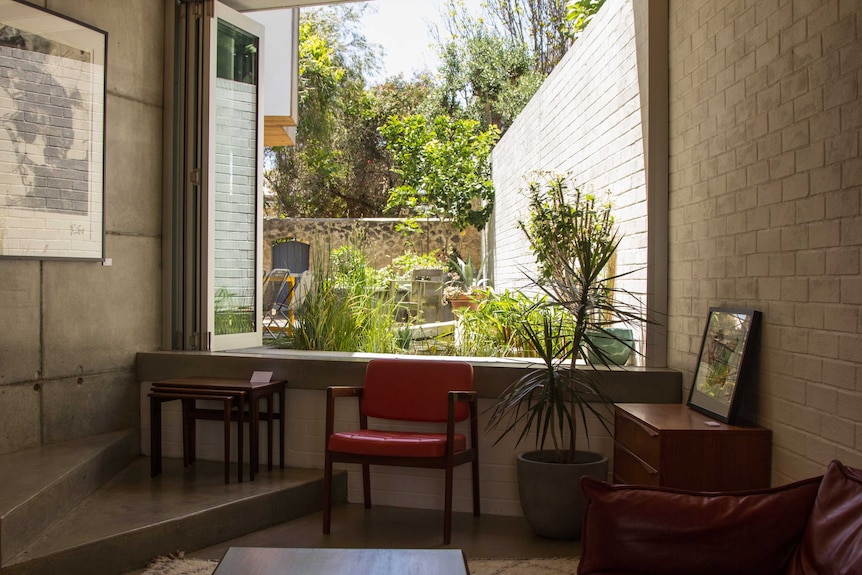 The Silver Street house is open to the outdoors.