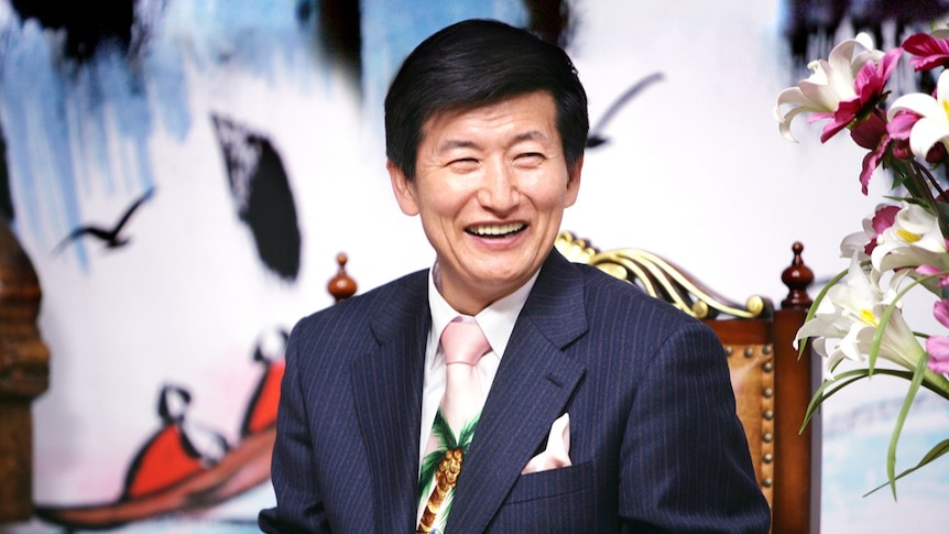 Jeong Myeong-seok, the founder of the Providence group.