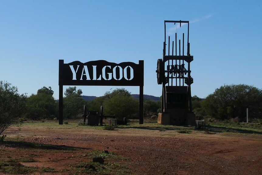 Yalgoo town entrance sign