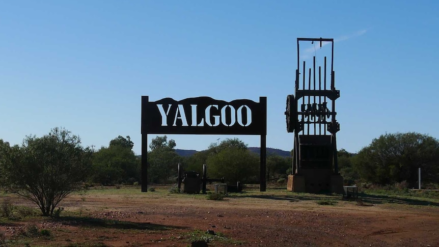 Yalgoo town entrance sign