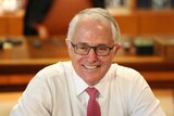 A smiling Prime Minister Malcolm Turnbull