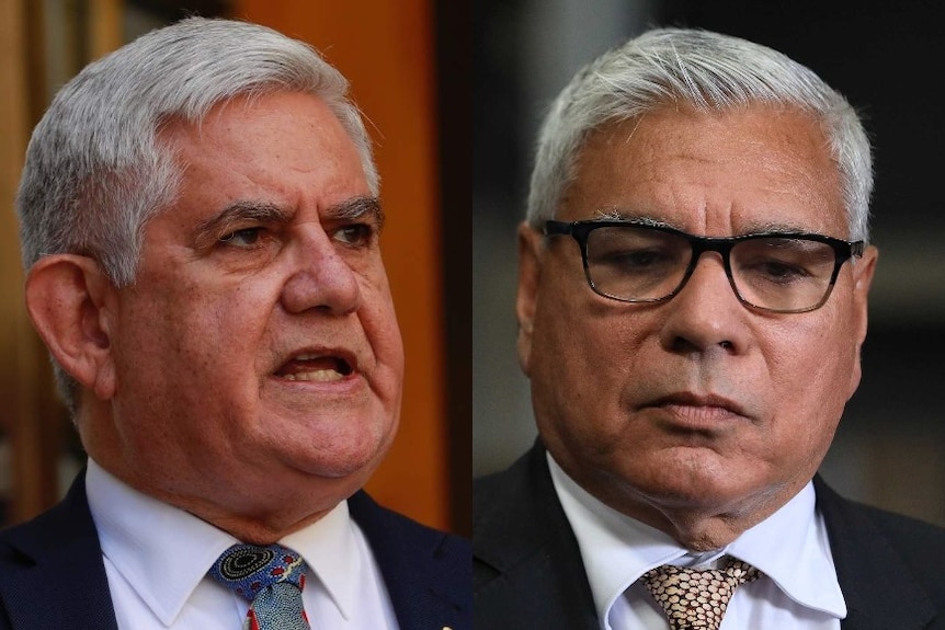 Ken Wyatt (left), Warren Mundine (right)