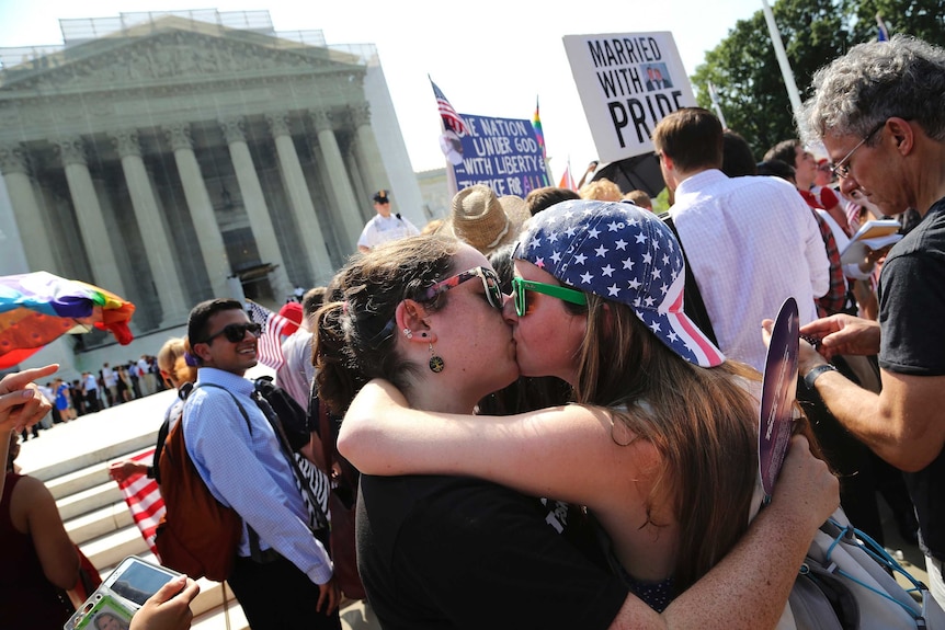Californians celebrate after Supreme Court gay marriage ruling