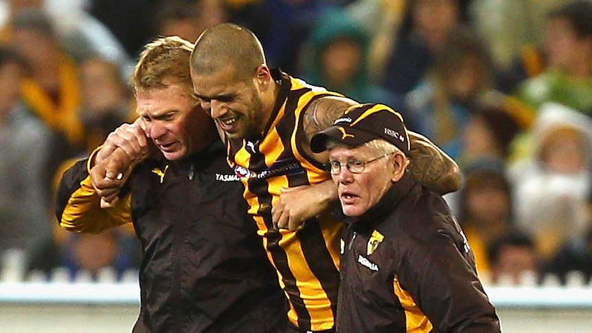 Last-minute decision ... Hawthorn won't make the call on Franklin until his fitness is confirmed.